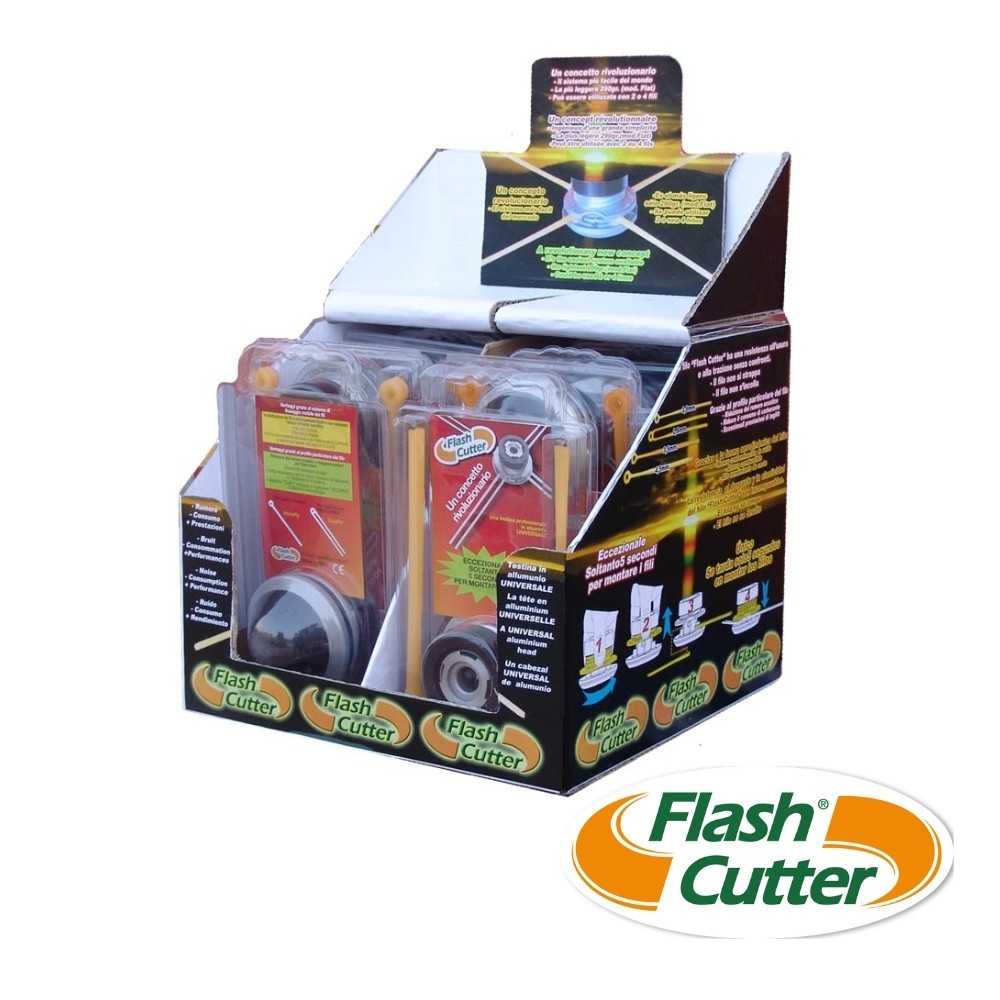 Testina Quick con coppetta scatola da 12 pz - FLASH CUTTER Testina Quick con coppetta scatola da 12 pz - FLASH CUTTER